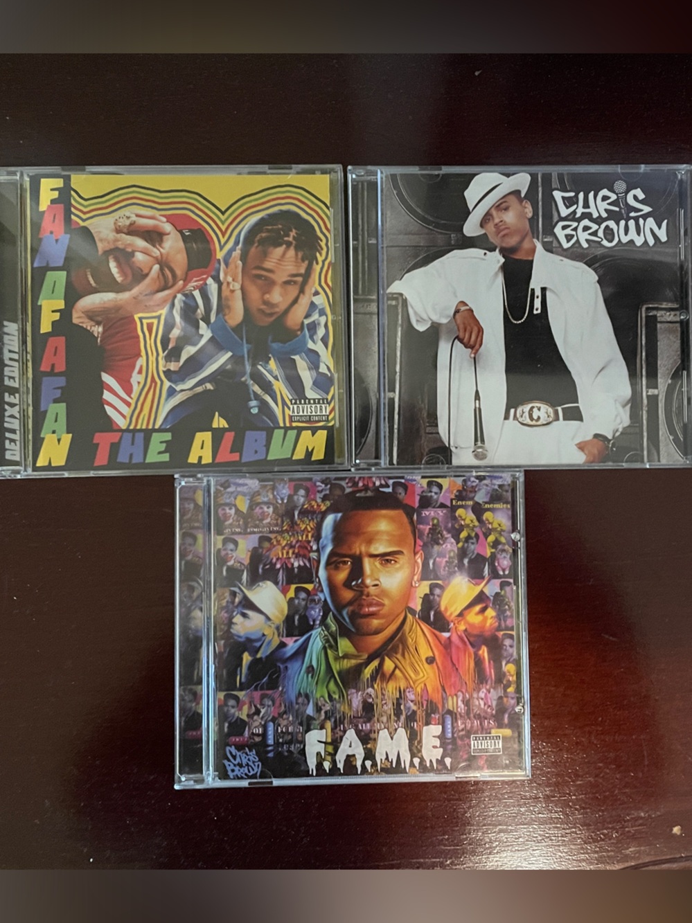 3 Chris Brown CDs